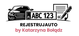 logo firmy Rejestrujauto by Katarzyna Bołądz